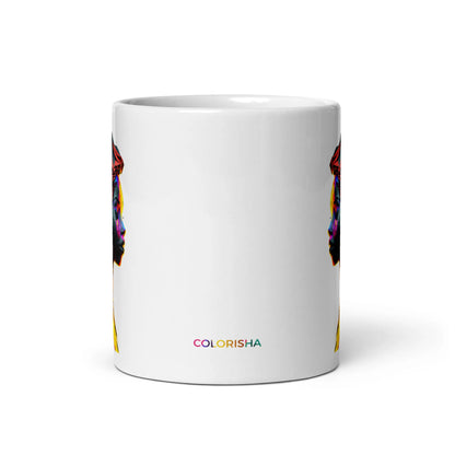 Fira - White Glossy Mug - model n°6