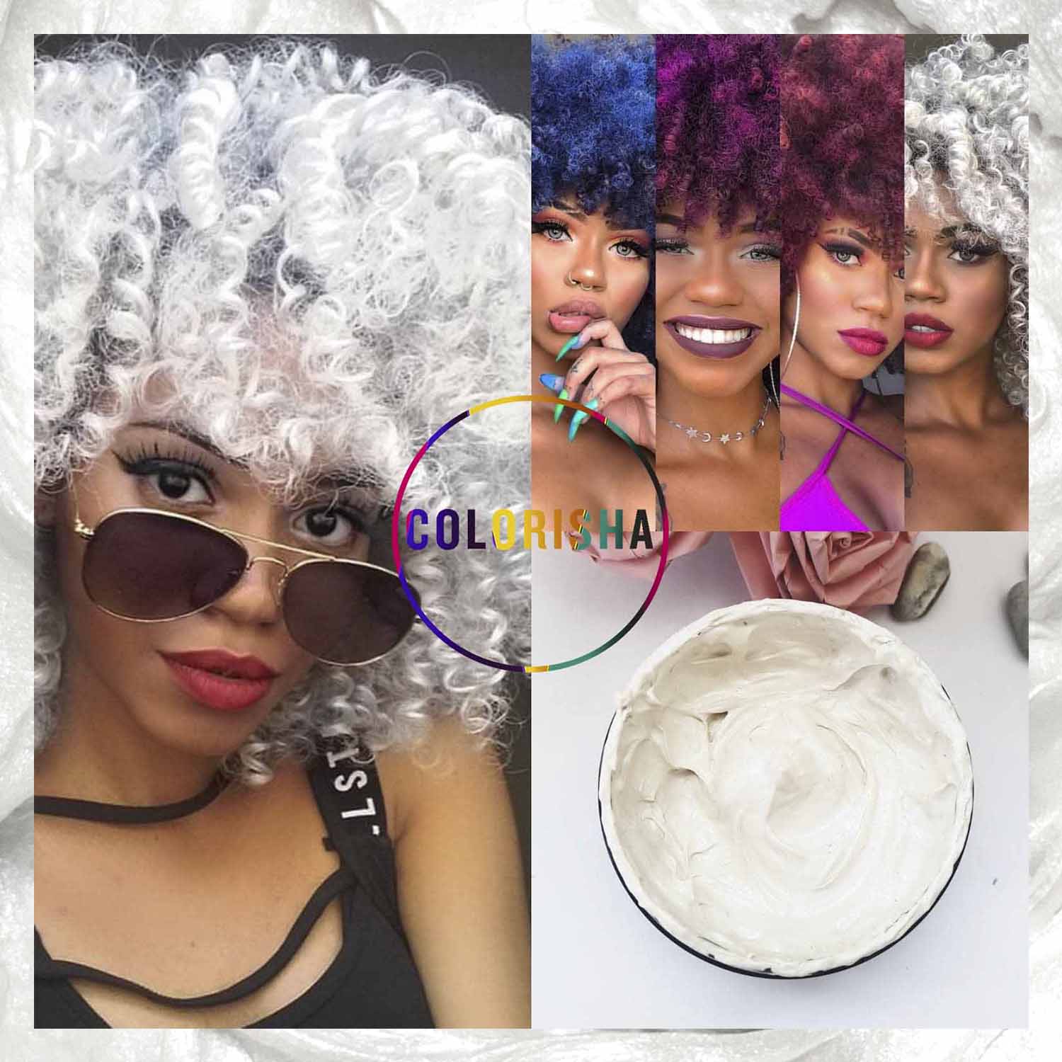 cire coiffante colorante cheveux blanc | Sevich Colorisha Mofajang